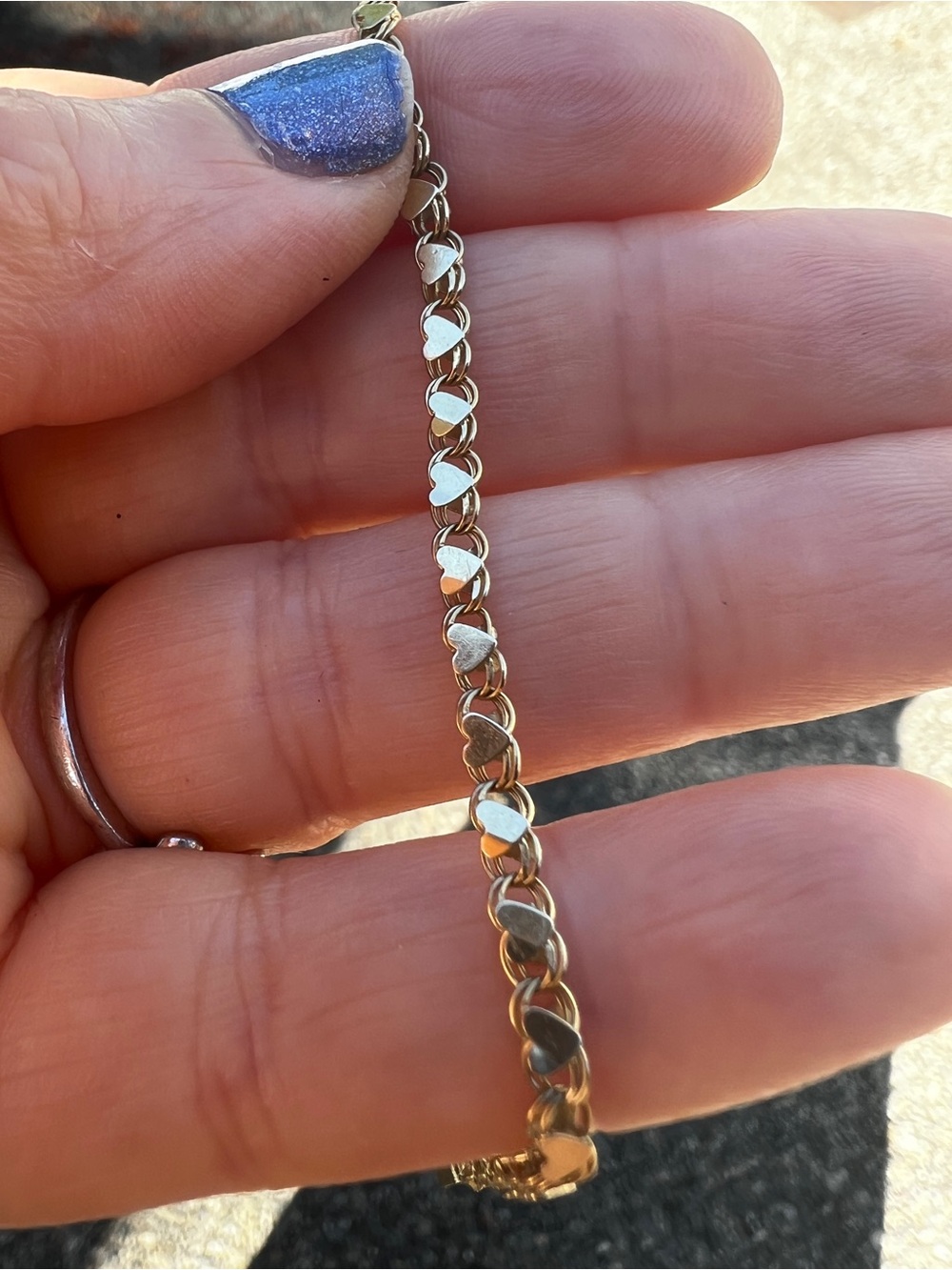 Vintage Solid 14k gold Anklet 3 grams!